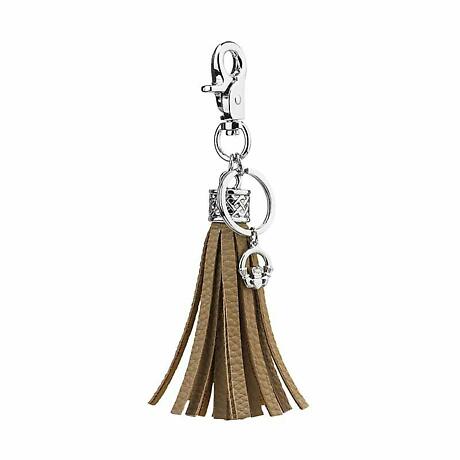 Irish Keychain | Leather Tassel Celtic & Claddagh Keychain by Solvar Jewelry