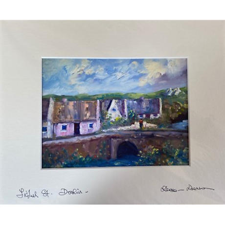 Irish Art | Fisher Street Doolin County Clare by Doreen Drennan