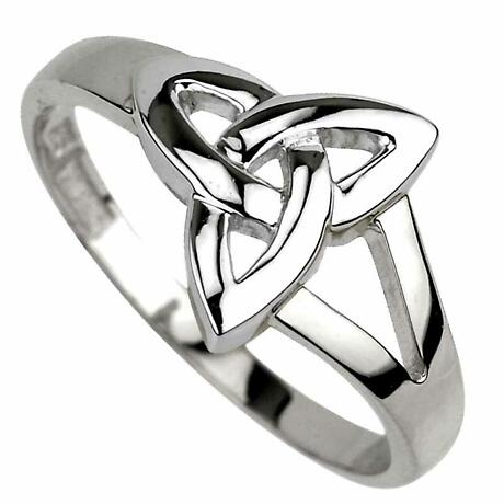 Product Image for Trinity Knot Ring - Ladies Sterling Silver Trinity Knot