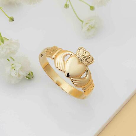 Alternate Image 1 for Claddagh Ring - Ladies 10k Gold Claddagh Ring