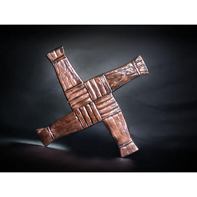 Copper St. Bridget's Cross Wall Plaque