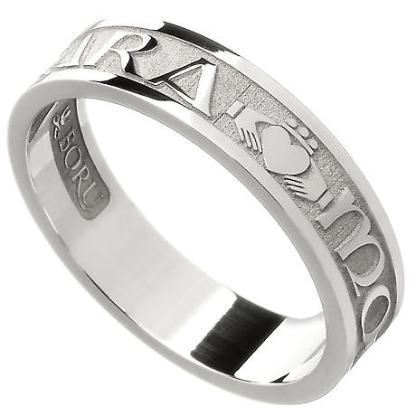 Alternate Image 1 for SALE | Irish Rings - Ladies Gold Mo Anam Cara 'My Soul Mate' Ring