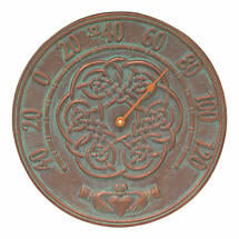 Irish Blessings Thermometer - Copper Verdigris Product Image