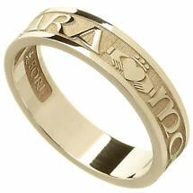 Irish Rings - Ladies Gold Mo Anam Cara 'My Soul Mate' Ring Product Image