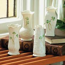 Belleek Vase - Shamrock Mini (set of 4) Product Image