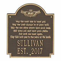Personalized Irish Blessings Plaque Product Image