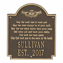 Personalized Irish Blessings Plaque Product Image