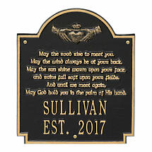 Alternate image for Personalized Irish Blessings Plaque