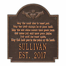 Alternate image for Personalized Irish Blessings Plaque