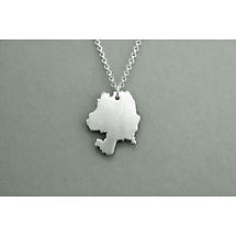 Alternate image for Irish Necklace - Sterling Silver Counties of Ireland Pendant with Chain