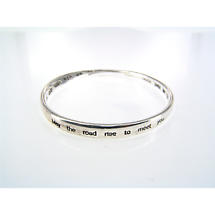 Alternate image for Irish Blessing Mobius Bangle