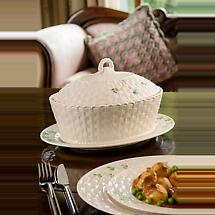 Belleek Shamrock Oval Covered Dish Product Image