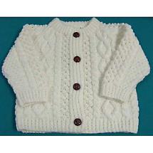 Irish Sweater - Children's Aran Cardigan Product Image