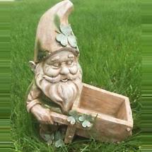 Alternate image for Wheeling for Gold Leprechaun Planter