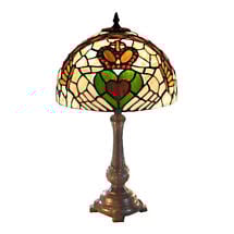 Stained Glass Claddagh Lamp Product Image