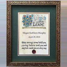 Personalized Irish Baby Blessing Framed Print Product Image