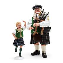 Irish Christmas - 11 inch Celtic Santa Country Dance Figurines Product Image