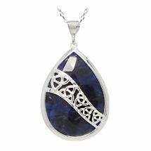 Alternate image for Trinity Pendant - Blue Sodalite