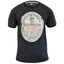 Guinness Distressed Gaelic Label T-Shirt Product Image