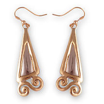 Grange Irish Jewelry - Two Tone Fancy Celtic Drop Earrings Product Image