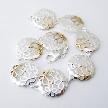 Alternate image for Jean Butler Jewelry Irish Bracelet - Sterling Silver Wild Flowers Irish Bracelet