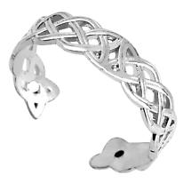 Celtic Ring - Ladies Yellow Gold Celtic Knot Toe Ring Product Image