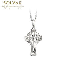 Celtic Pendant - Sterling Silver Filigree Celtic Cross Pendant with Chain Product Image