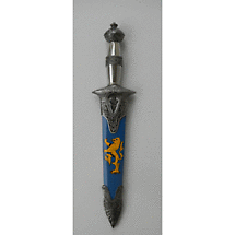 Personalized Irish Coat of Arms Medieval Dagger Product Image