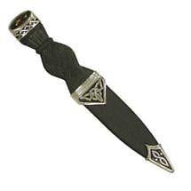 Black Celtic Knot Dagger with Stone Product Image