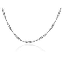 Irish Necklace - White Gold 18' Chain Product Image