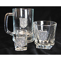 Alternate image for Personalized Pewter Irish Coat of Arms Beer Mug - Set of 4