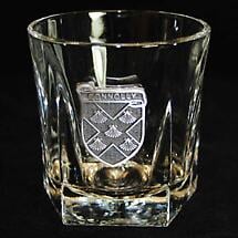 Personalized Pewter Irish Coat of Arms Rocks Glass - Set of 4 Product Image
