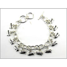 Clean Irish Slang Charm Bracelet Product Image