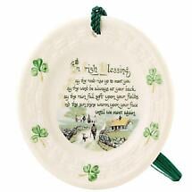 Alternate image for Irish Christmas - Belleek Irish Blessing Ornament