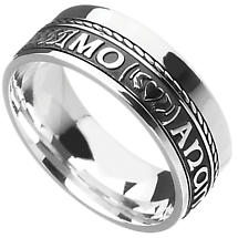 Alternate image for SALE | Irish Rings | Comfort Fit Mo Anam Cara 'My Soul Mate' Wedding Band