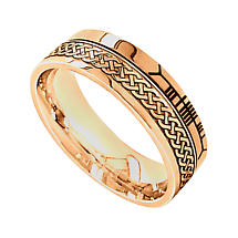 Alternate image for Celtic Ring - Comfort Fit 'Faith' Celtic Knot Irish Wedding Band