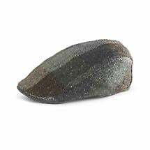 Irish Hat | Green Check Donegal Tweed Cap Product Image