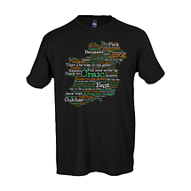 Irish T-Shirt | Map of Ireland Irish Craic Tee Product Image