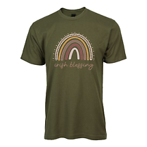 Irish T-Shirt | Irish Blessings Rainbow Tee Product Image