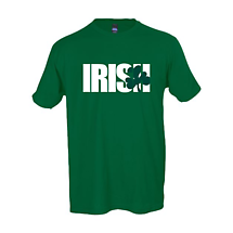 Irish T-shirt | Irish with Shamrock Tee Product Image