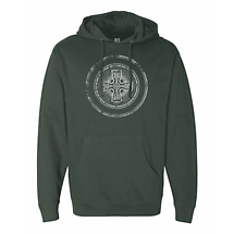 Irish Sweatshirt | Celtic Cross Unisex Hooded Sweatshirt Product Image