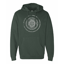 Alternate image for Irish Sweatshirt | Celtic Cross Unisex Hooded Sweatshirt