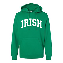 Irish Sweatshirt | Classic Irish Hooded Sweatshirt Product Image