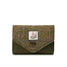 Celtic Tweed Purse | Chestnut Herringbone Harris Tweed Ladies Clasp Purse Product Image