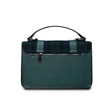 Alternate image for Celtic Tweed Handbag | Blackwatch Tartan Harris Tweed® Medium Satchel