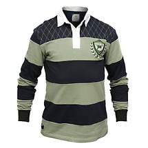 Irish Shirt | Green & Navy Irish Rugby Shirt Product Image