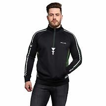 Irish Sweatshirt | Green & Black Reflective Half Zip Training Sweatshirt Product Image