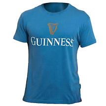 Irish T-Shirts | Guinness Trademark Label T-Shirt Sky Blue Product Image