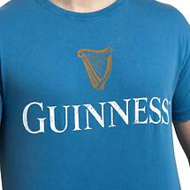 Alternate image for Irish T-Shirts | Guinness Trademark Label T-Shirt Sky Blue