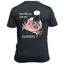 Irish T-Shirts | Guinness Crab a Drink Tee Product Image
